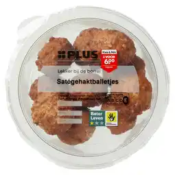 PLUS PLUS Gehaktballetjes Indisch aanbieding