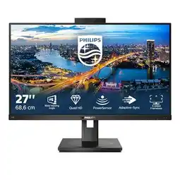 Amazon Philips B Line 275B1H/00 computer monitor 68,6 cm (27) 2560 x 1440 Pixels 2K Ultra HD LED Zwart aanbieding
