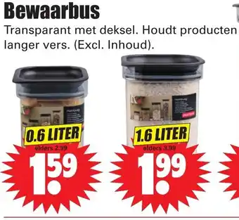 Dirk Bewaarbus 0.6L aanbieding