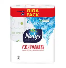 Joybuy Nalys Vochtvangers keukenpapier 12 rol in 80% gerecycleerde folie aanbieding