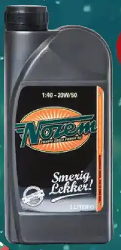 uw topSlijter Nozem oil aanbieding