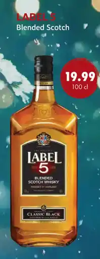 uw topSlijter Label 5 blended scotch aanbieding