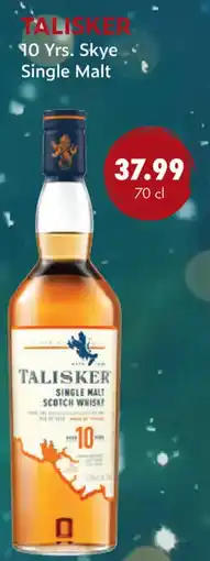 uw topSlijter Talisker 10 yrs skye single malt aanbieding