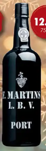 uw topSlijter F. martins porto L.B.V. aanbieding