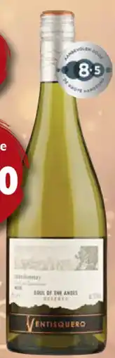 uw topSlijter Ventisquero reserva casablanca valley chili chardonnay aanbieding