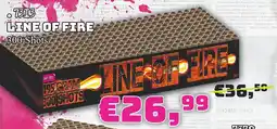 Quartel Vuurwerk 7313 line of fire aanbieding