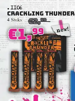 Quartel Vuurwerk II06 crackling thunder aanbieding