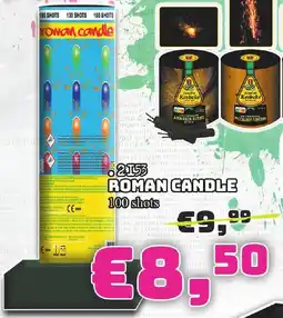Quartel Vuurwerk 2I53 roman candle aanbieding