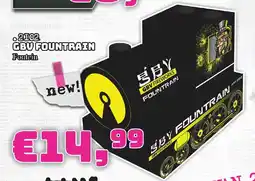 Quartel Vuurwerk 2I02 GBV fountrain Fontein aanbieding