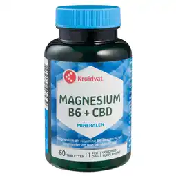 Kruidvat Kruidvat Magnesium B6 + CBD Tabletten aanbieding
