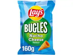 Hoogvliet Lay's Bugles nacho cheese aanbieding