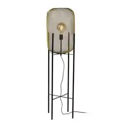 Praxis Lucide vloerlamp Mesh mat goud ⌀35cm E27 aanbieding