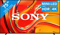 Coolblue Sony 75'' Bravia 7 4K QLED XR Mini-Led (2024) aanbieding