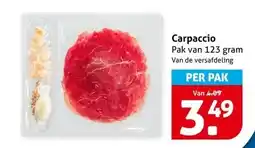 Hoogvliet Carpaccio aanbieding