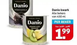 Hoogvliet Danio kwark aanbieding