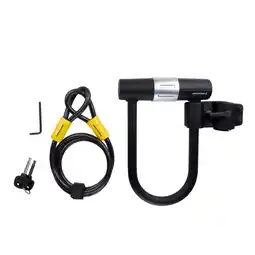 ANWB Dunlop Combinatie Beugelslot Insteekslot Zwart aanbieding