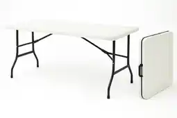 ANWB Hem Campingtafel inklapbaar 180x70 cm White Wit aanbieding