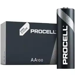 ANWB Duracell Procell Batterijen 100 AA Zwart aanbieding