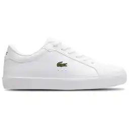 Foot Locker Lacoste Powercourt Kindersneakers - Wit - Maat 36 - Leer aanbieding