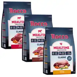 Zooplus 3x1kg Rund, Kip & Lam Rocco Mealtime Hondenvoer aanbieding