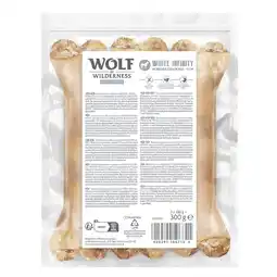 Zooplus Wolf of Wildenress kauwbot gemaakt van paardenhuid White Infinity - Voordeelpakket: 9 x 17cm aanbieding