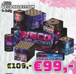 Quartel Vuurwerk Weco selection aanbieding