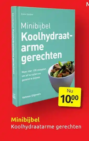 Boekenvoordeel Minibijbel Koolhydraatarme Gerechten aanbieding