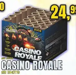 Quartel Vuurwerk Casino royale aanbieding