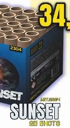 Quartel Vuurwerk Sunset aanbieding