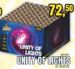 Quartel Vuurwerk Unity of lights aanbieding