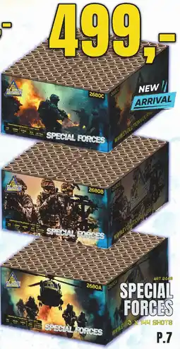 Quartel Vuurwerk Special forces aanbieding