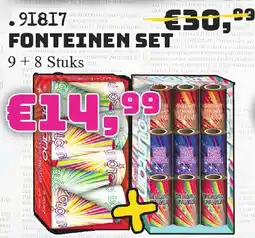 Quartel Vuurwerk Fonteinen set aanbieding