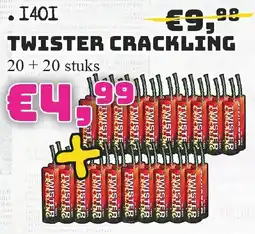 Quartel Vuurwerk Twister crackling aanbieding