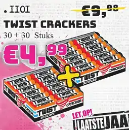 Quartel Vuurwerk Twist crackers aanbieding