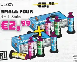 Quartel Vuurwerk Small four aanbieding