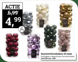 Tuincentrum Osdorp Kunststof kerstbalmix aanbieding