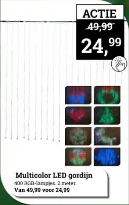 Tuincentrum Osdorp Multicolor LED gordijn aanbieding