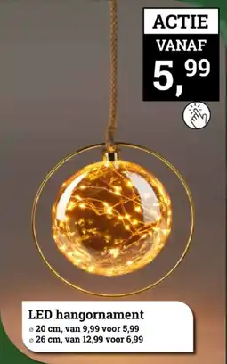 Tuincentrum Osdorp LED hangornament aanbieding