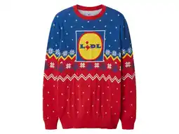 Lidl Heren kersttrui aanbieding