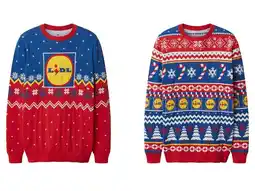 Lidl Heren kersttrui aanbieding