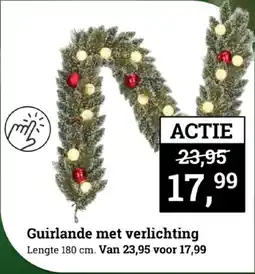 Tuincentrum Osdorp Guirlande met verlichting aanbieding