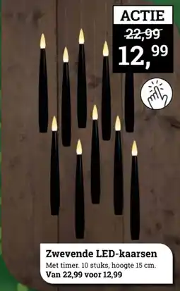 Tuincentrum Osdorp Zwevende LED-kaarsen aanbieding