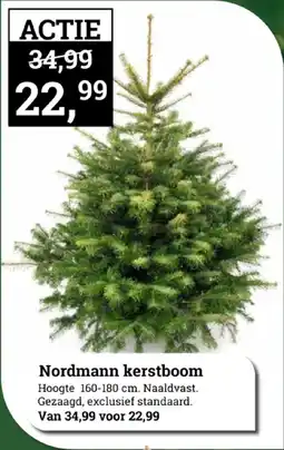 Tuincentrum Osdorp Nordmann kerstboom aanbieding