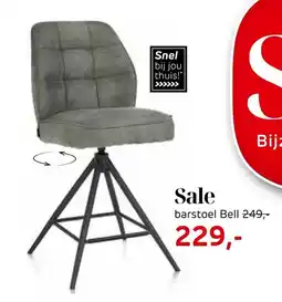 Henders & Hazel Barstoel Bell aanbieding