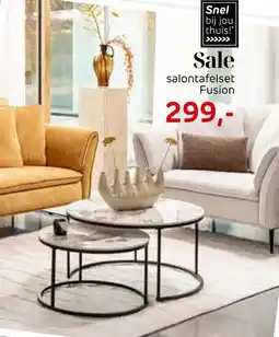 Henders & Hazel Salontafelset Fusion aanbieding
