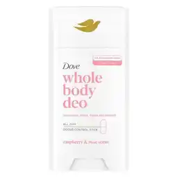 Trekpleister Dove Whole Body Raspberry & Rose Deodorant Stick aanbieding