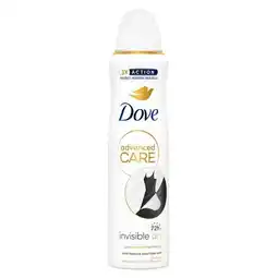 Trekpleister Dove Advanced Care Invisible Dry Antitranspirant Deodorant Spray aanbieding
