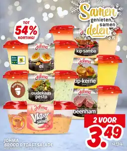 Dekamarkt Johma brood & toast salade aanbieding