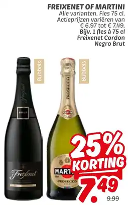 Dekamarkt FREIXENET OF MARTINI aanbieding