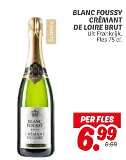 Dekamarkt Blanc foussy crémant de loire brut aanbieding